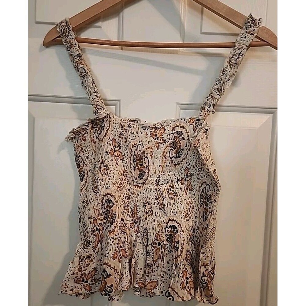 Patrons Of Peace Womens Medium Tops Lot Of 2 Sleevless Floral Boho Cottage Core - Picture 3 of 16